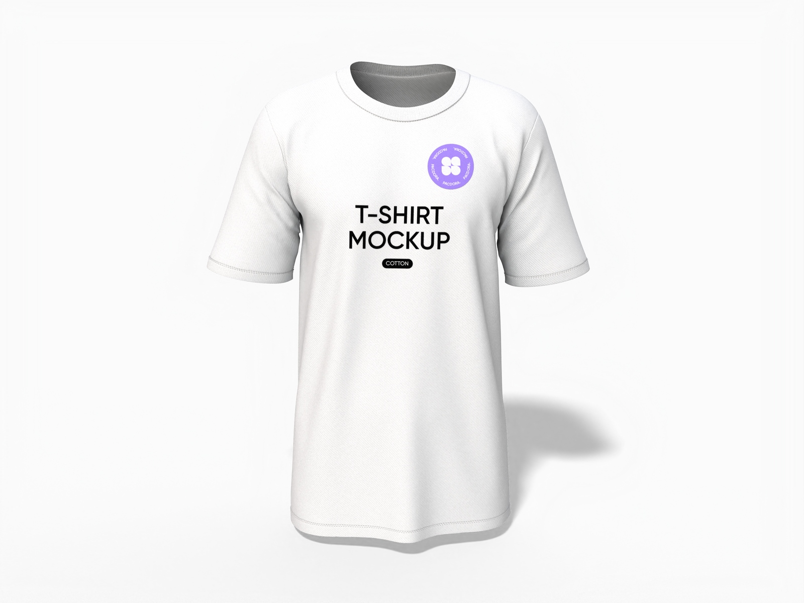 Rundhals-T-Shirt-Mockup