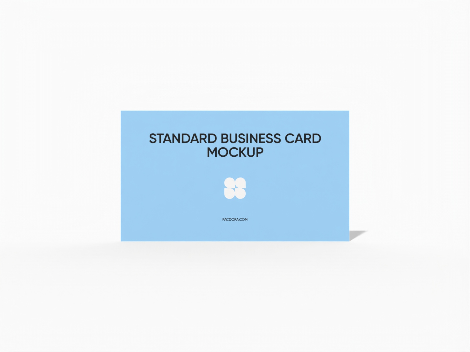 3,5 × 2" Standard-Visitenkarten-Mockup