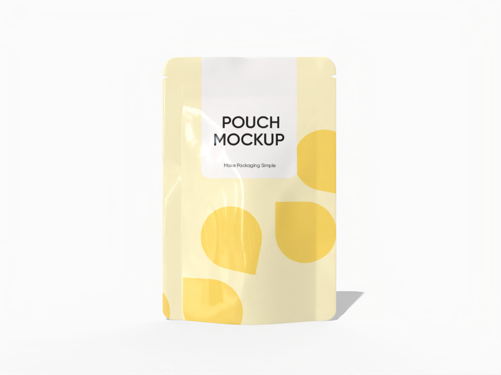 Standbodenbeutel-Verpackungs-Mockup