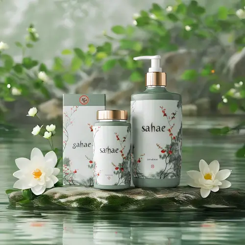 Shampoo & Pflege-Set im Bach